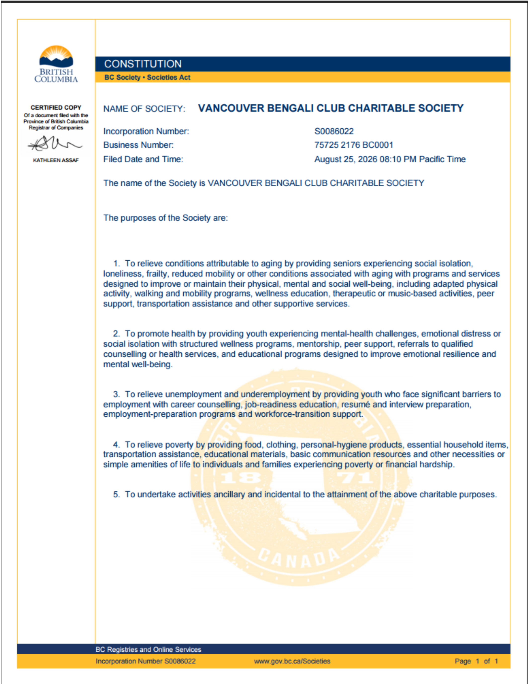 VBCCS Constitution